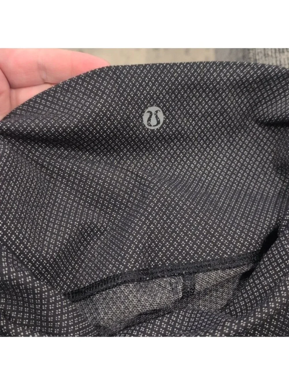 Lululemon Wunder Under Pant *Print (Roll Down)Diamond Dot Black White
